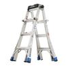 Safe Reach® 15ft Aluminum Multi-Position Ladder with Project Top - 300 lb. Type IA Load Rating