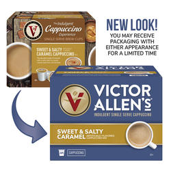 Victor Allen's® Cappuccino Sweet Salty Caramel Pods 42 Count