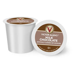Victor Allen Coffee, Milk Chocolate Hot Cocoa Single Serve Cups, 42 Count