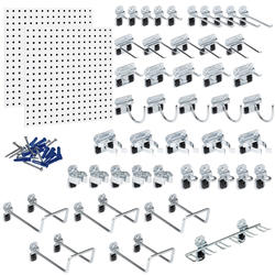 Triton Products LocBoard® 24" x 24" Pegboard and Hook Kit - 48 Piece at ...