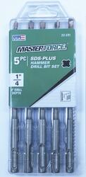 DrillForce 30-Pack SDS+ Masonry Drill Bits – 1/4" X 7" – Carbide Tip – Concrete/Stone