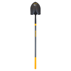 True Temper 47" Fiberglass Handle Round Point Shovel