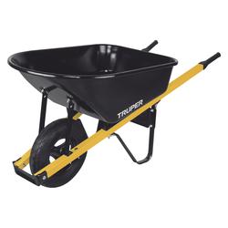 Truper Steel Wheelbarrow with Steel Handle 6 cu.ft