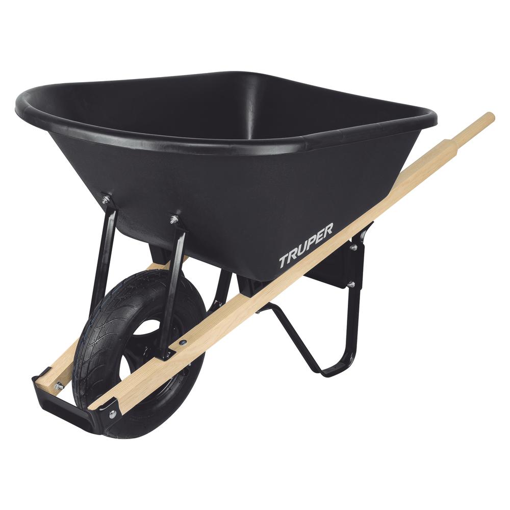 Truper Poly Wheelbarrow - Thumbnail 3