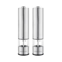 Electric Salt & Pepper Grinders, Stainless Steel – To The Nines Manitowish  Waters