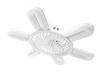 Luma Brite 220-Watt Equivalent 5-Panel Daylight LED Socket Fanlight