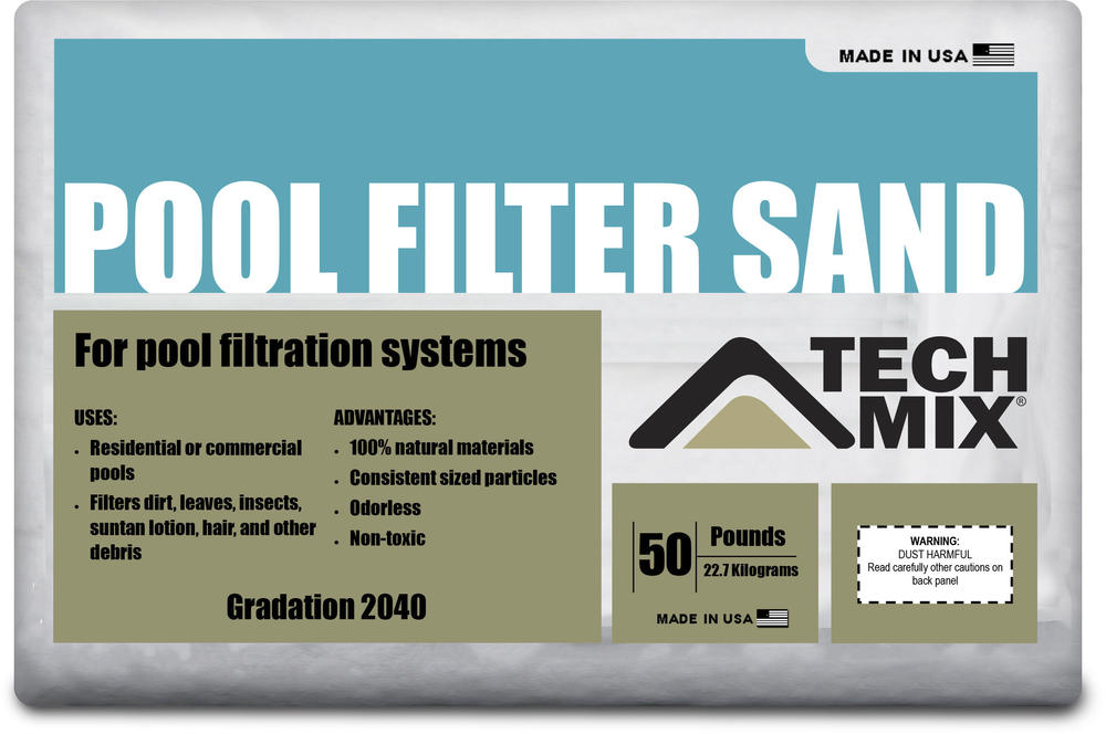 TechMix® Pool Filter Sand - 50 lb.