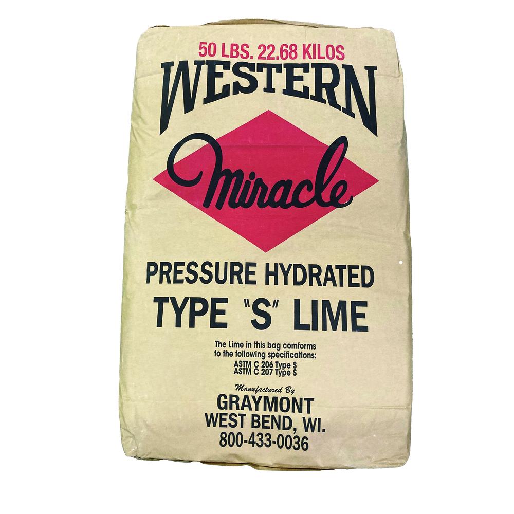 Western Miracle Type S Hydrated Lime 50 lb