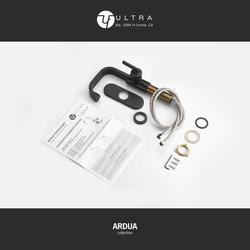 Ultra Faucets Ardua One-Handle Matte Black Bathroom Sink Faucet at Menards®