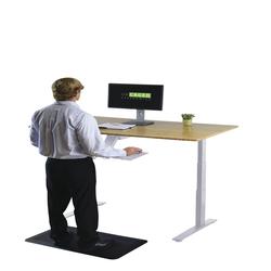 RISE UP electric standing desk height adjustable sit stand up computer –  UncagedErgonomics