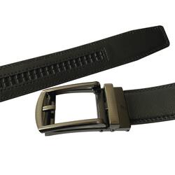 Motion by Boconi Men's Black Leather Adjustable Track Lock Belt at Menards®