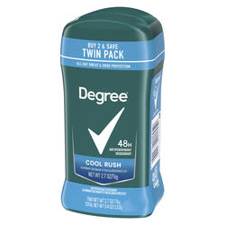 Degree Cool Rush Invisible Solid Deodorant - 2.7 oz (2 pack) at