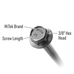 014973456023 Hex Head Timber Screws 1/4 X 8 Piece5