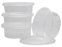 Diamond Daily™ 8 oz. Multi-Purpose Plastic Containers with lids - 4 ...