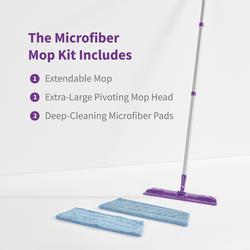 Mery Automatic Bucket, Polypropylene, Purple And Lime, 28.5 X 43.5