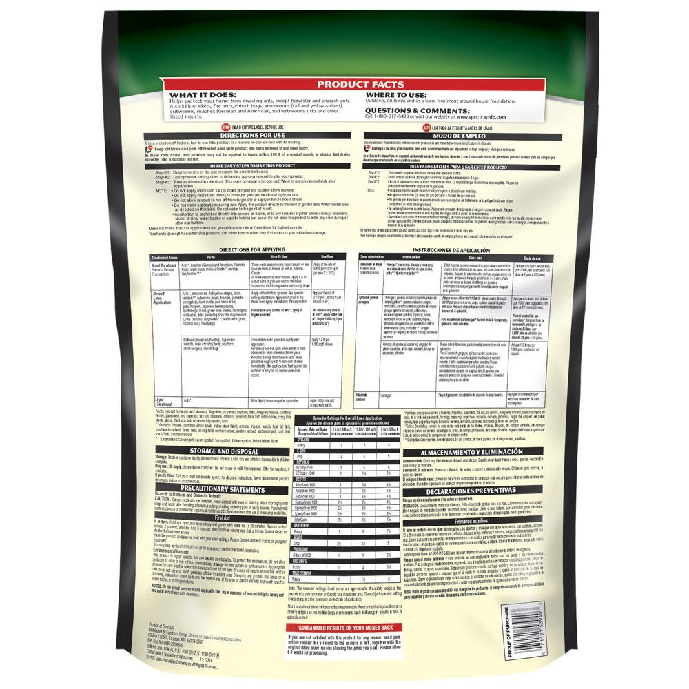 Spectracide Triazicide Lawn Insect Killer - Thumbnail 2