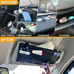 EcoNour Car Sun Visor Organizer - Black at Menards®