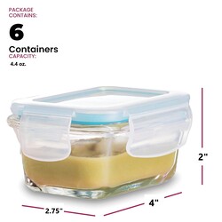 FineDine® 4.4 oz. Food-Lock Storage Containers - 12 Piece Set at Menards®