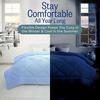 Down Alternative Full/Queen Comforter - Navy/Gray