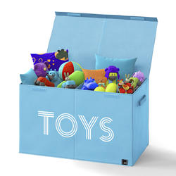 Mindspace Blue Folding Toy Chest