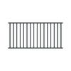 UltraDeck® 36" x 6' Black Preassembled Level Railing Panel