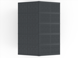 DuraMax® WoodBridge II 10.5 x 13 x 7.5 Outdoor Vinyl Storage Shed