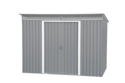 DuraMax® 8 x 6 x 6-1/2' Pent Roof Steel Storage Shed at Menards®