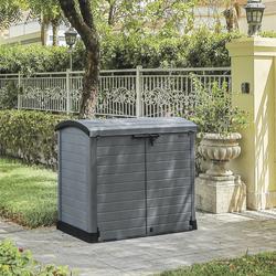 DuraMax® StoreAway 5 x 3 x 4' Horizontal Gray Resin Storage Unit