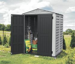 DuraMax® YardMate Plus 5 x 5 x 6-1/2 Vinyl Storage Shed with Floor