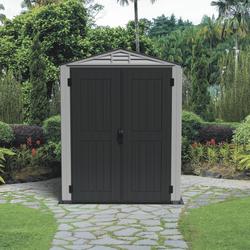 DuraMax® YardMate Plus 5 x 5 x 6-1/2 Vinyl Storage Shed with Floor