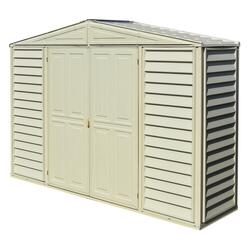 DuraMax® WoodBridge® 10 x 3' SidePro Vinyl Storage Shed with