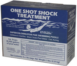Utikem® One Shot Pool Shock Treatment - (5) 1 lb. Packs