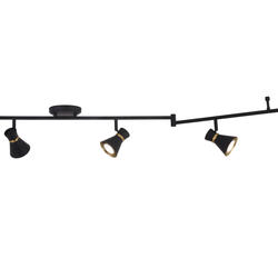 TuyuBEE 5 Color Plug In Track Lighting With Power Cord, 6-Light