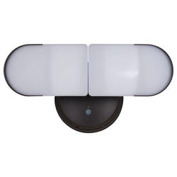 Patriot Lighting® Lambda Bronze 2-Light LED Outdoor Linkable Flood ...