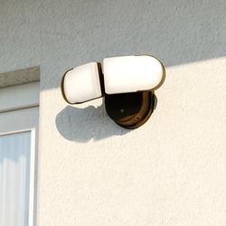 Patriot Lighting® Lambda Bronze 2-Light LED Outdoor Linkable Flood ...