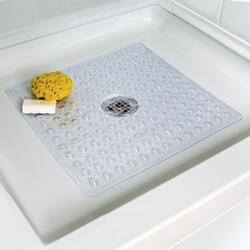 SlipX® Solutions® 21 x 21 Clear Non-Slip Square Shower Mat at Menards®
