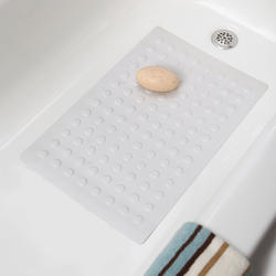 SlipX® Solutions® 16 x 39 Aqua Non-Slip Bathtub Mat at Menards®