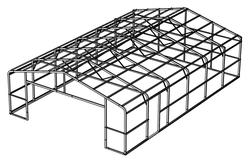 VersaTube® 24' W x 36' L x 8' H Garage Frame at Menards®