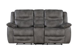 Baxter Smoke Power Loveseat