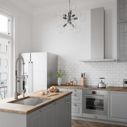VIGO Zurich One-Handle Pull-Down Stainless Steel Kitchen Faucet at