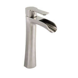 VIGO® Niko One-Handle Brushed Nickel Vessel Bathroom Sink Faucet