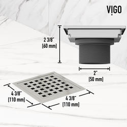 Shower Drain Grill - 3-3/8