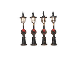Enchanted Forest® Hanging Street Lamp Village Accessory - 4 Pack