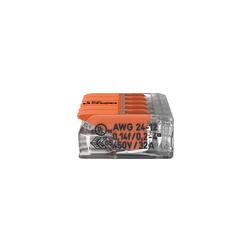 WAGO 221-415/996-010 5-Wire Lever Nuts Conductor Compact Splicing  Connectors, 12-24 AWG (10-Pack) 60343607 - The Home Depot
