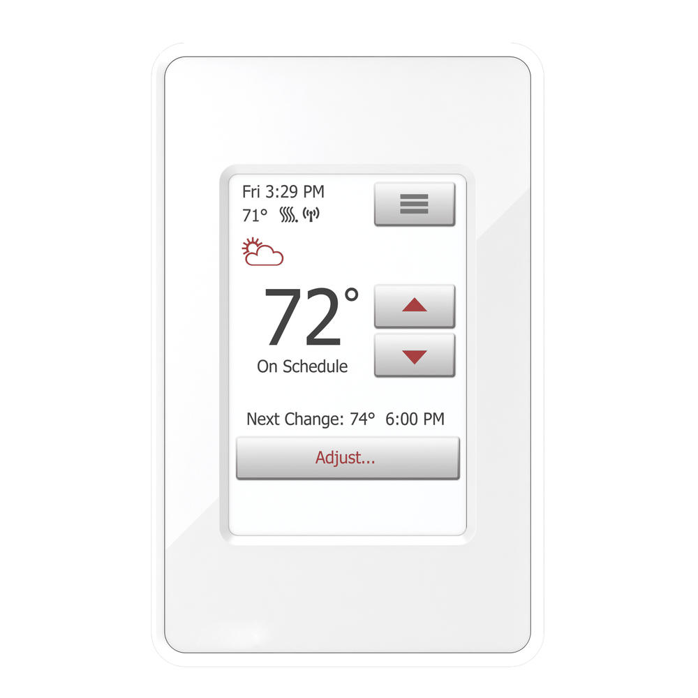 WarmlyYours nSpire Touch WiFi and Touch Programmable Thermostat with Floor Sensor WarmlyYours nSpire Touch WiFi and Touch Programmable Thermostat with Floor Sensor