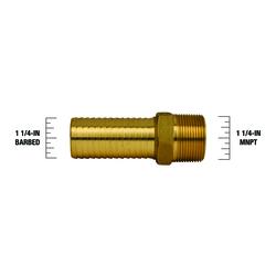 Brass Pipe Fittings - NPTF Extender Adapters (28-191
