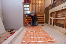 SunTouch Floor Warming 10 ft. x 30 in. 120-Volt Radiant Floor Heating Mat  (Covers 25 sq. ft.) 12001030R - The Home Depot