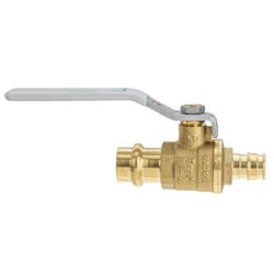 10 Pieces 1/2 Pex Ball Valve Hot and Cold, 24-2-1&2=10X