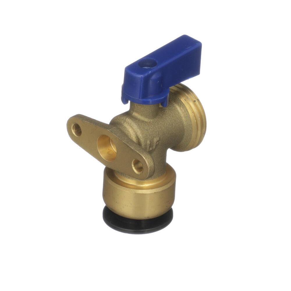1/2 in. x 3/4 in. Brass Push-to-Connect Washing Machine Angle Valve 1/2 in. x 3/4 in. Brass Push-to-Connect Washing Machine Angle Valve