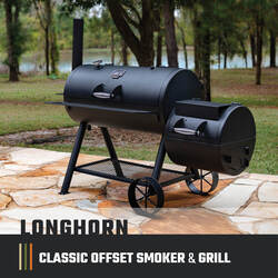 Oklahoma Joe's® Longhorn Offset Charcoal Smoker at Menards®